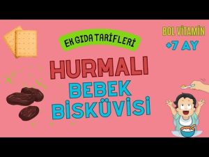 Hurma Özlü Bebek Bisküvisi