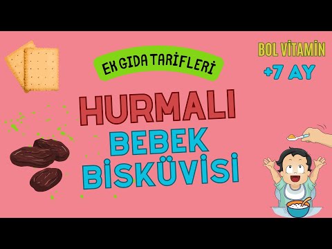 Hurma Özlü Bebek Bisküvisi